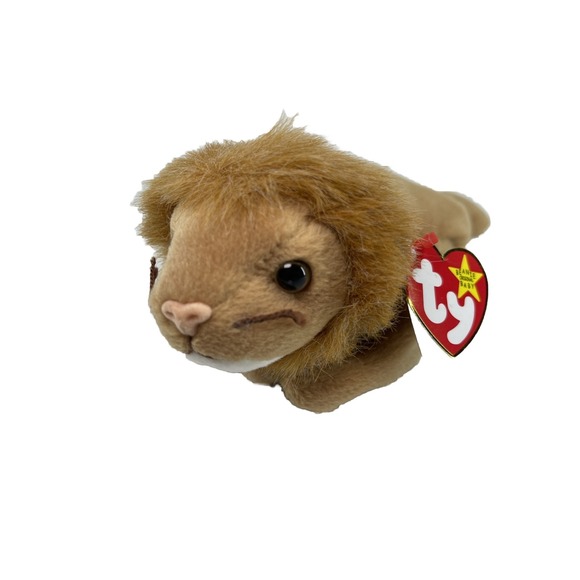 Ty Beanie Baby Roary the Lion 1996 - Retired Original - Picture 2 of 8